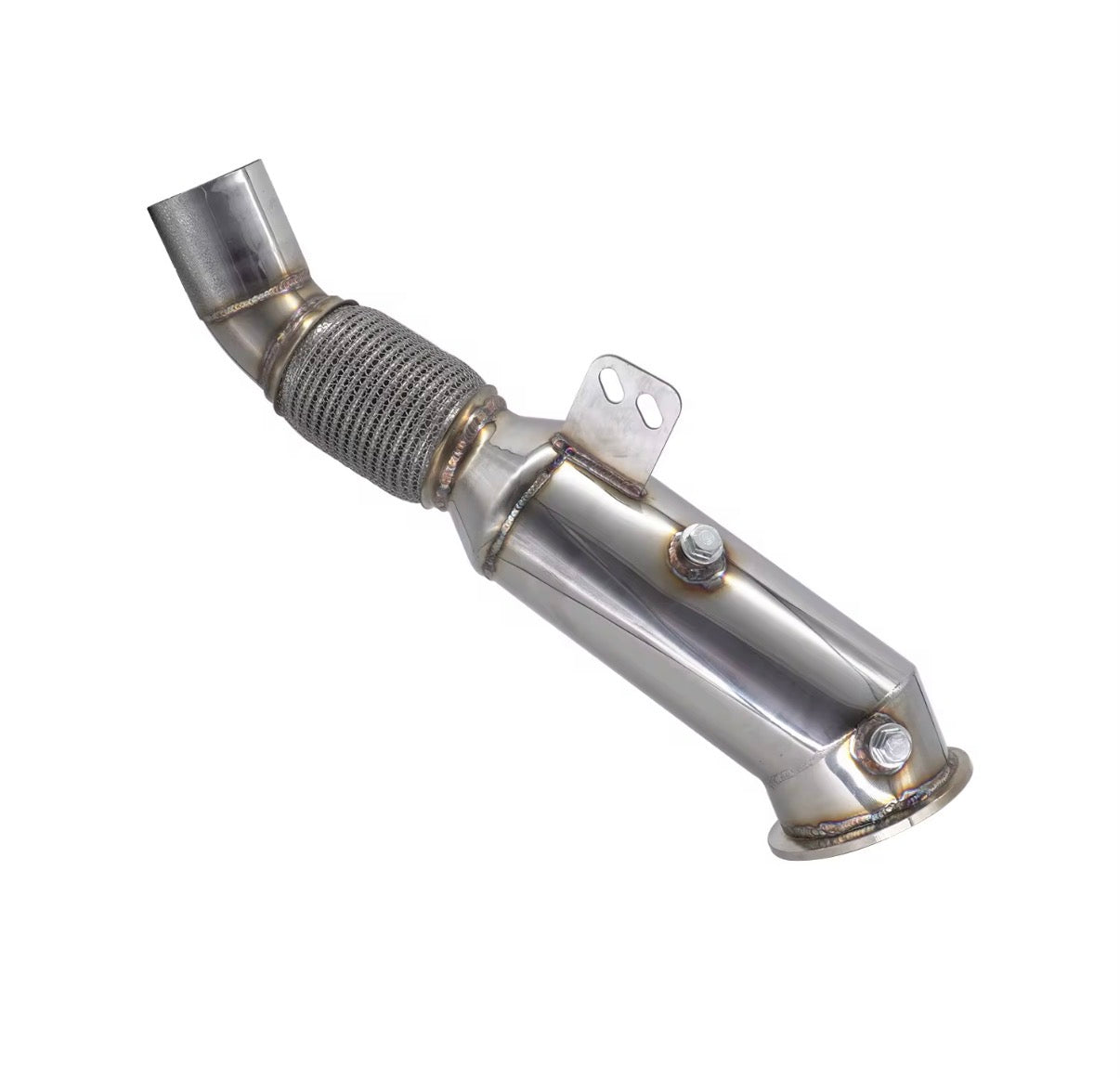 TorqueHaus B58 Performance Catless Downpipe – 4.5” High-Flow Stainless Steel Upgrade