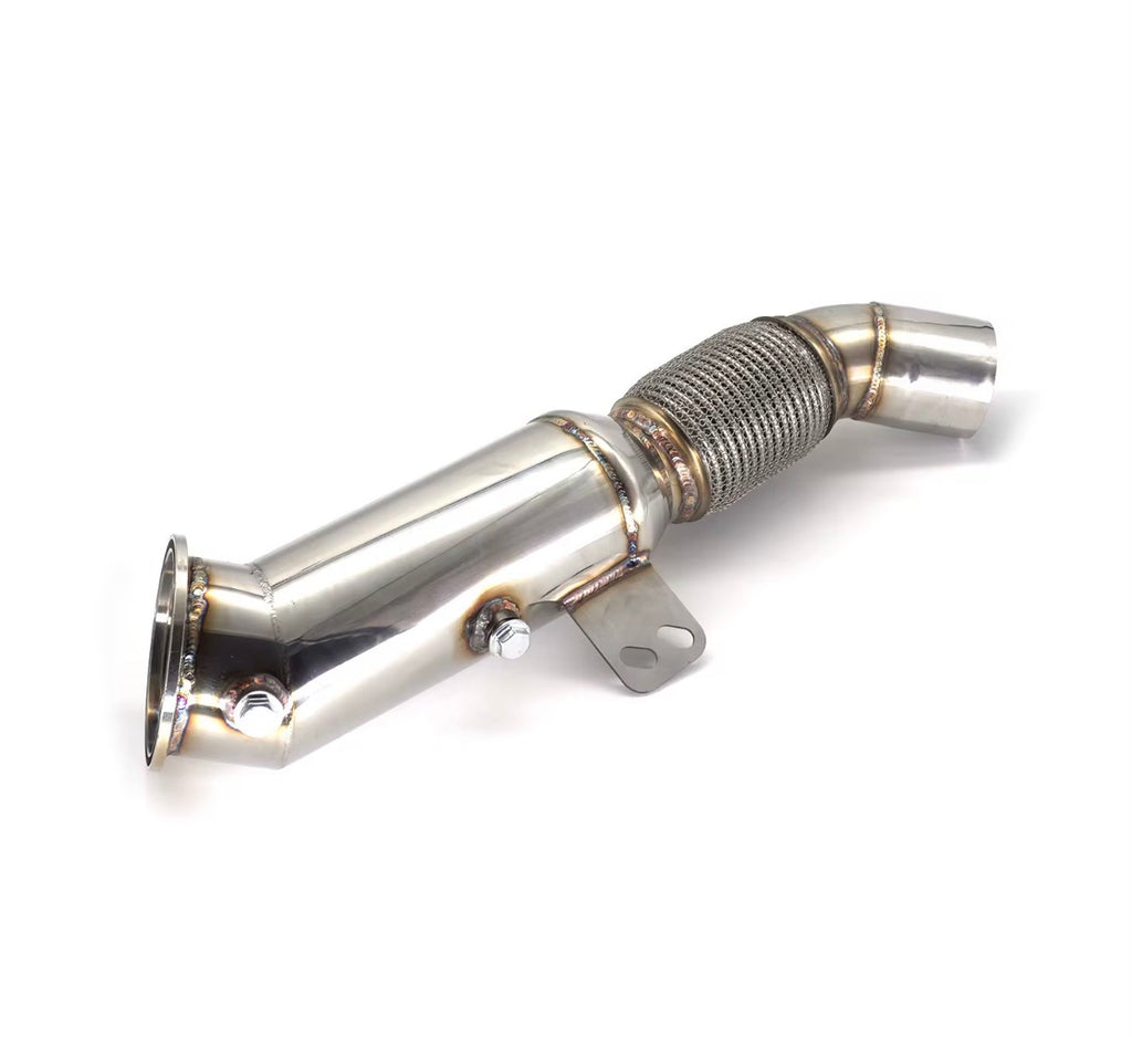 TorqueHaus B58 Performance Catless Downpipe – 4.5” High-Flow Stainless Steel Upgrade