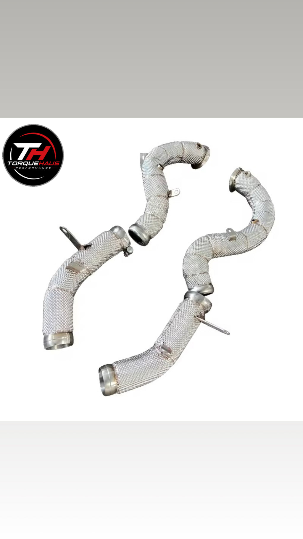 Mercedes-Benz E63 / E63S AMG W213 Catless Downpipes 2018-2023