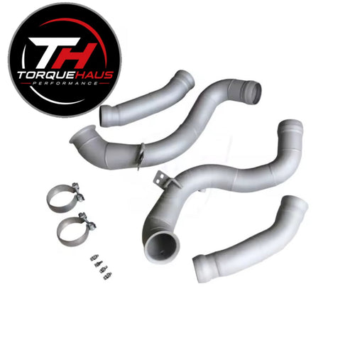 AMG C63S W205 Catless Downpipes – 3” 304 Stainless | Ceramic coated