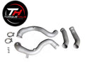 AMG C63S W205 Catless Downpipes – 3” 304 Stainless | Ceramic coated