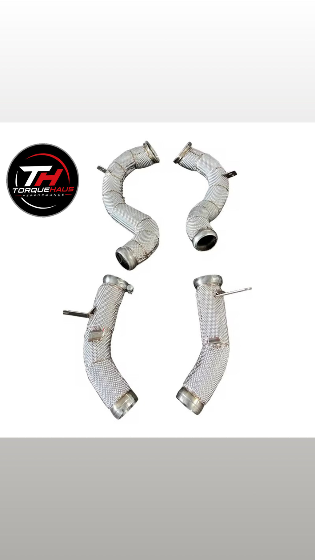 Mercedes-Benz E63 / E63S AMG W213 Catless Downpipes 2018-2023