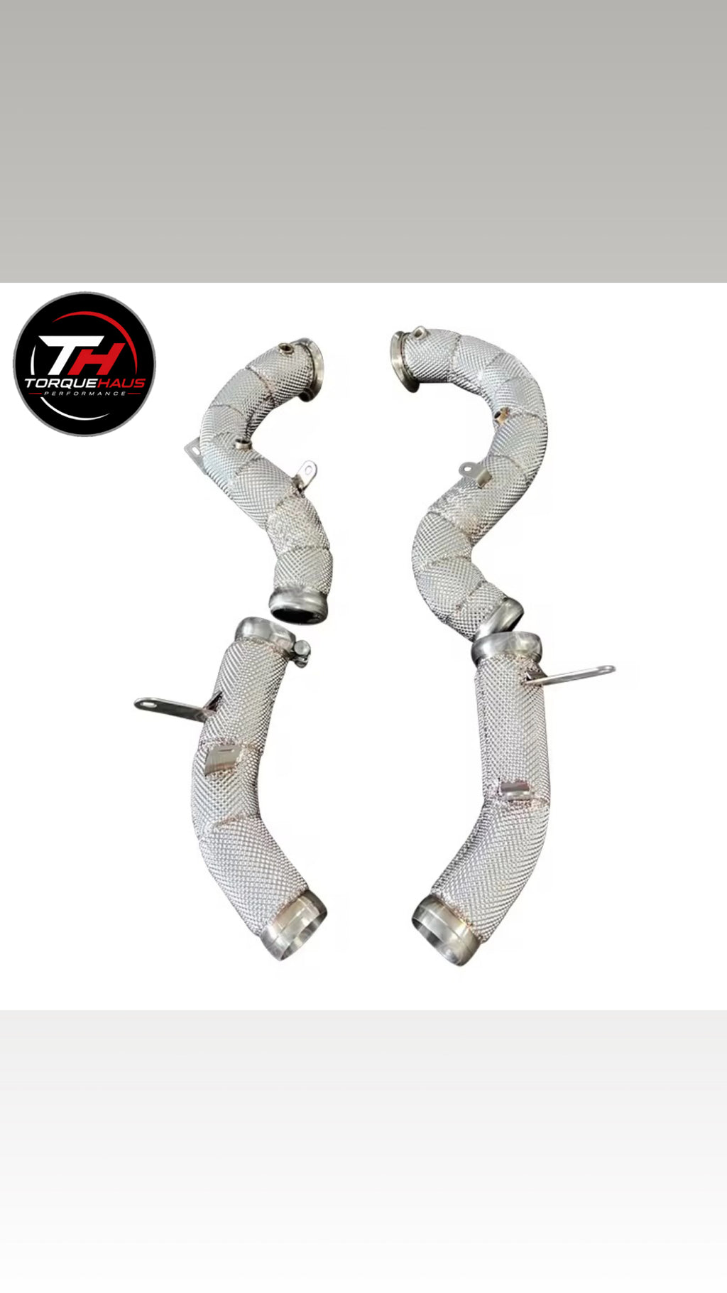 Mercedes-Benz E63 / E63S AMG W213 Catless Downpipes 2018-2023
