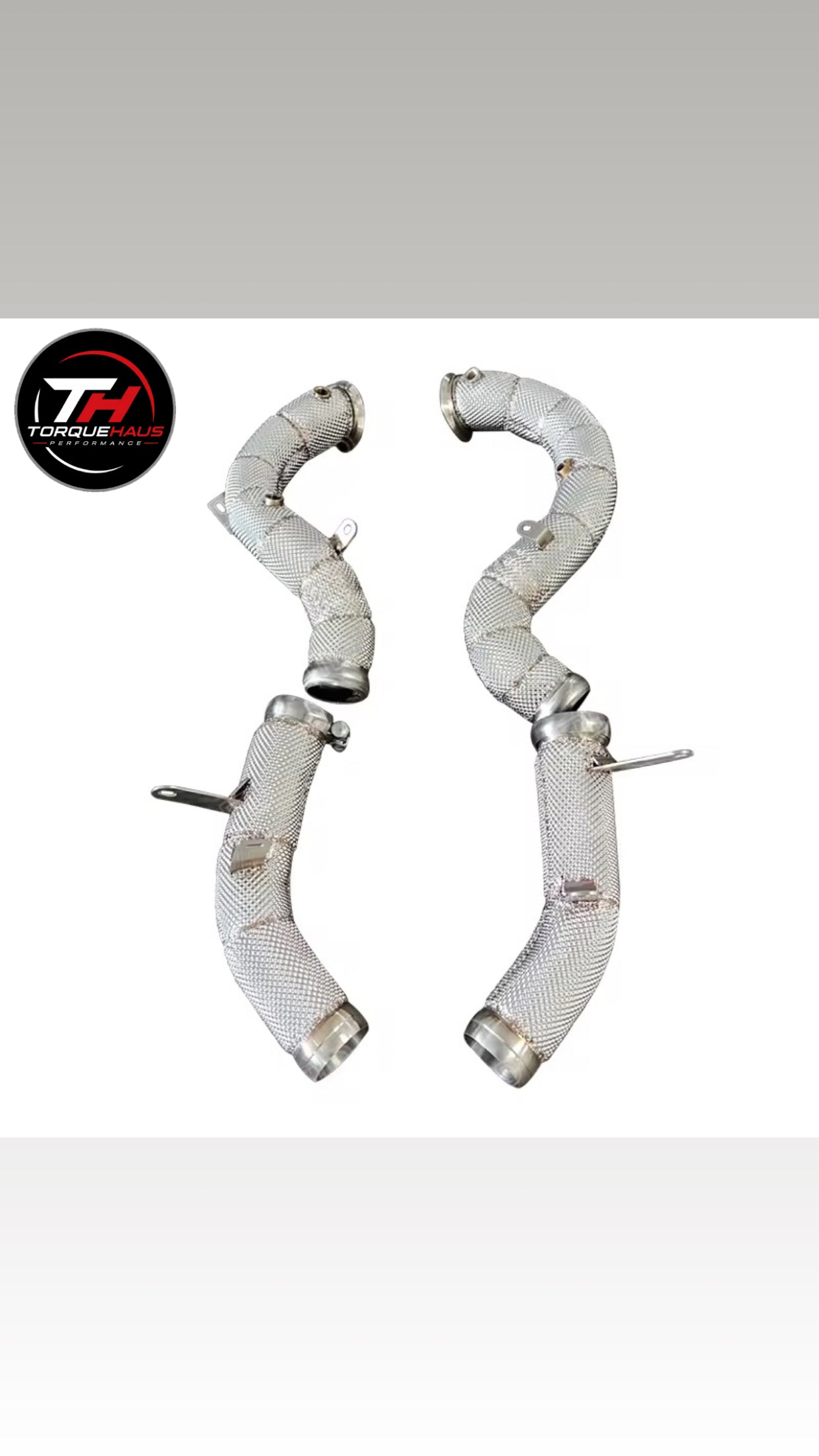 Mercedes-Benz E63 / E63S AMG W213 Catless Downpipes 2018-2023
