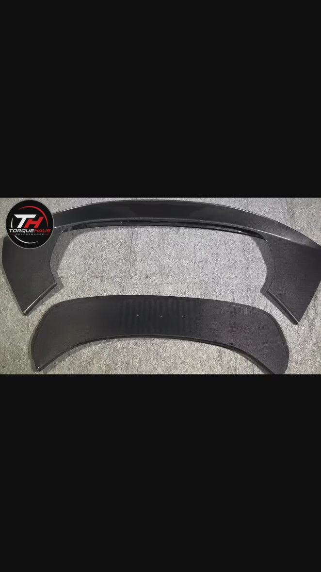 Ferrari SF90 Carbon Fiber Rear Spoiler – High Gloss Real Carbon | OEM Fitment